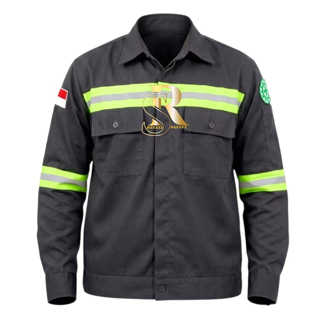 KEMEJA WEARPACK SAFETY| KEMEJA SAFETY K3|. KEMEJA SAFETY LENGAN PANJANG.