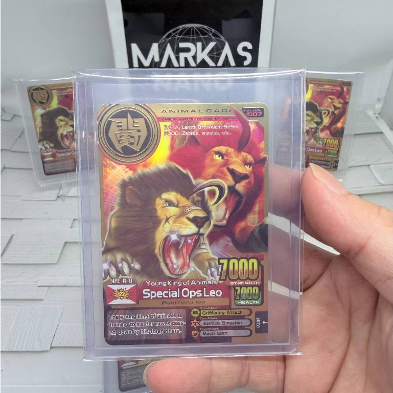 Kartu Animal Kaiser Plus Special Ops Leo Original Mesin