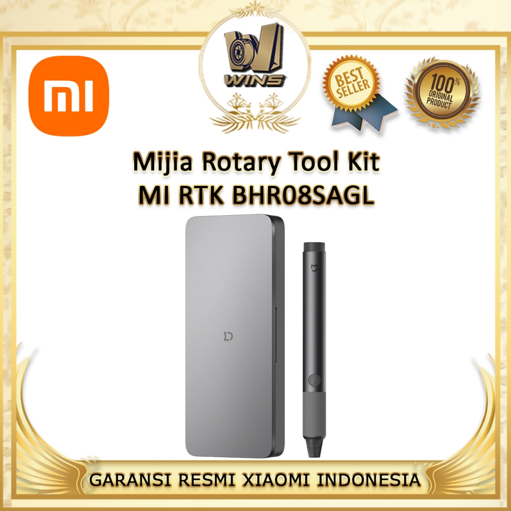 Xiaomi Mijia Rotary Tool Kit MI RTK BHR08SAGL | 16in1 Cordless Mini Bor Ukir Poles Multifungsi DIY G