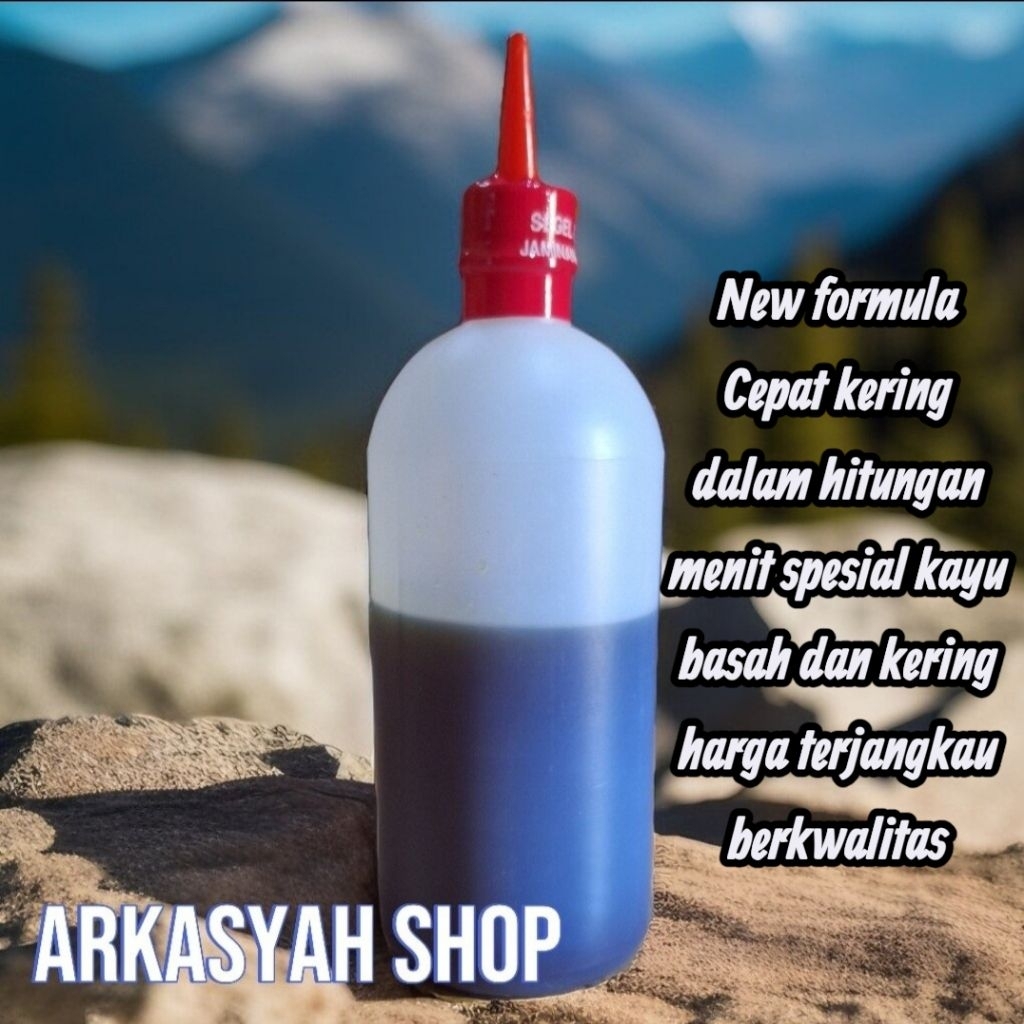 LEM KAYU PU POLOS KECIL  SPESIAL KAYU BASAH DAN KERING (LEM CROT LEM MADU LEM BUSA LEM KAYU)