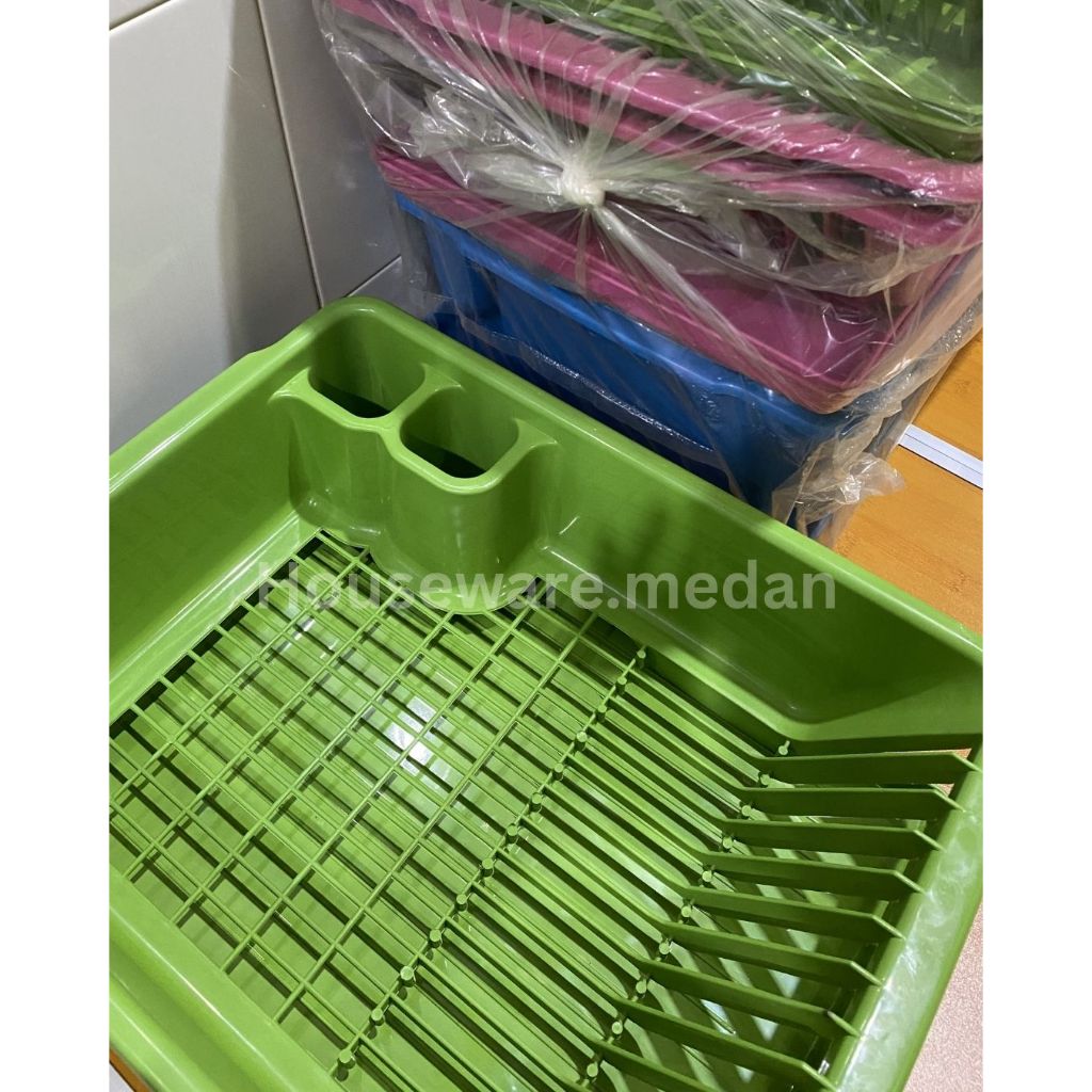 RAK PIRING NAMPAN PLASTIK TEBAL | RAK PIRING MEJA MURAH | RAK PENGERING PIRING PLASTIK | RAK CUCI PI