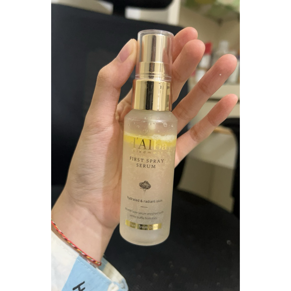 d alba first spray serum preloved sisa spt yg di foto
