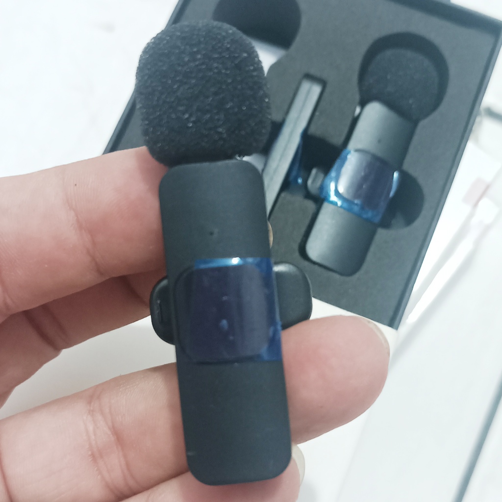 CLIP ON BLUETOOTH MICROPHONE MIC TELINGA LANGSUNG MIC K9 Mic Iphone