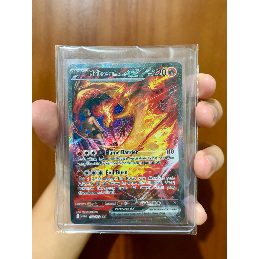 Moltres SAR - Kartu TCG Pokemon Indonesia Kehadiran Juara