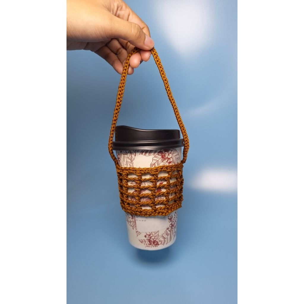 Cup Holder Rajut Custom warna