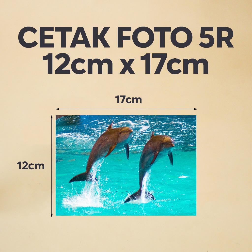 Cetak Foto 5R Doff 12x17
