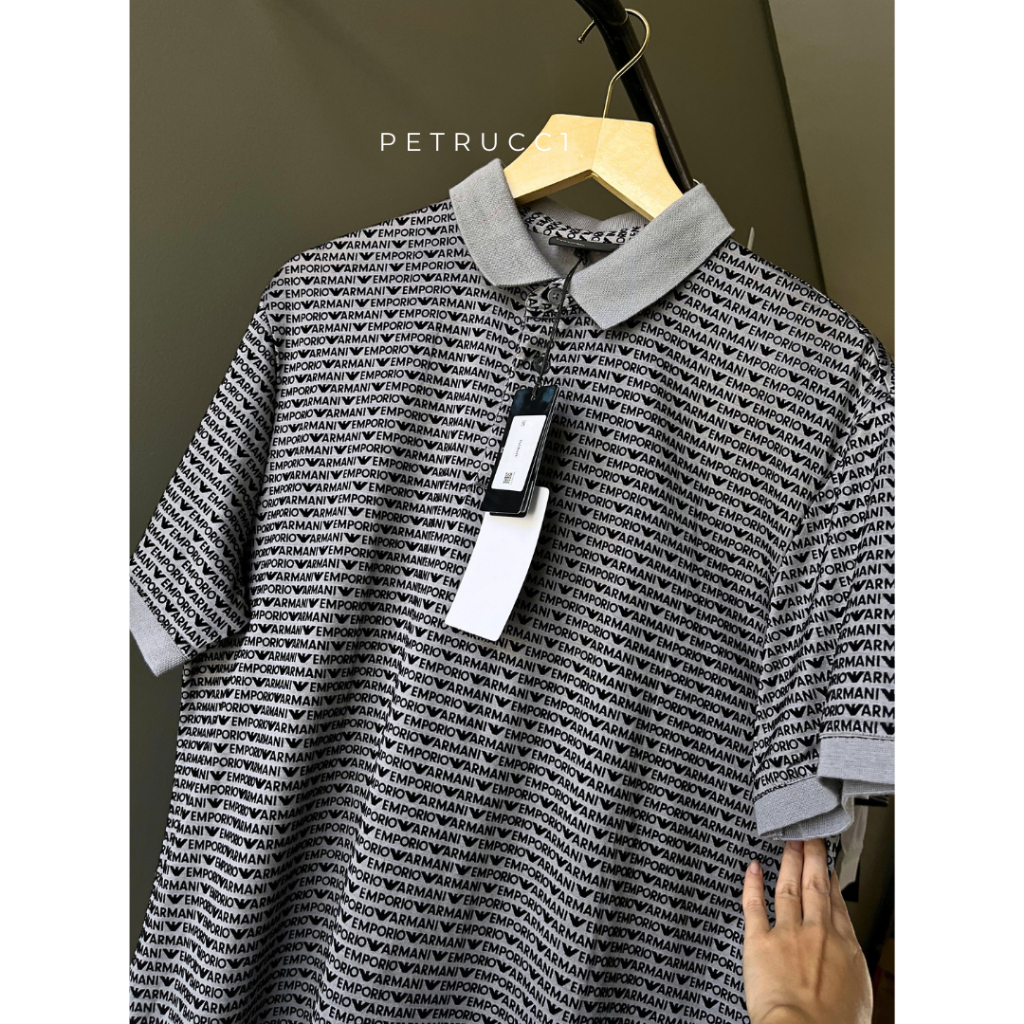 EA7 EMPORIO ARMAN1 polo shirt kaos cowo pria men kerah ORIGINAL
