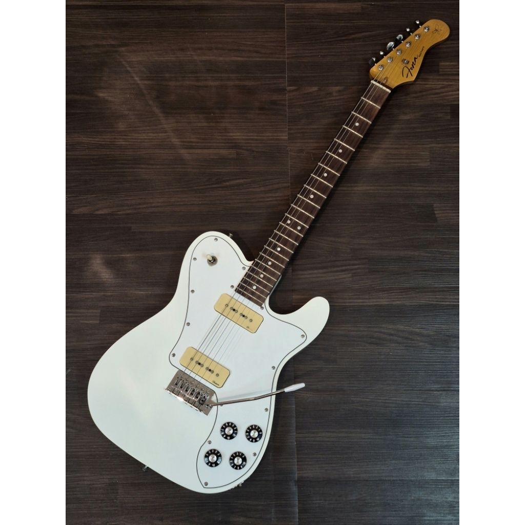Fena Telecaster  Deluxe P90 White