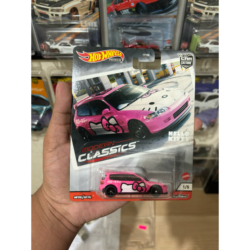 Hot Wheels Premium Civic Eg Hello Kitty