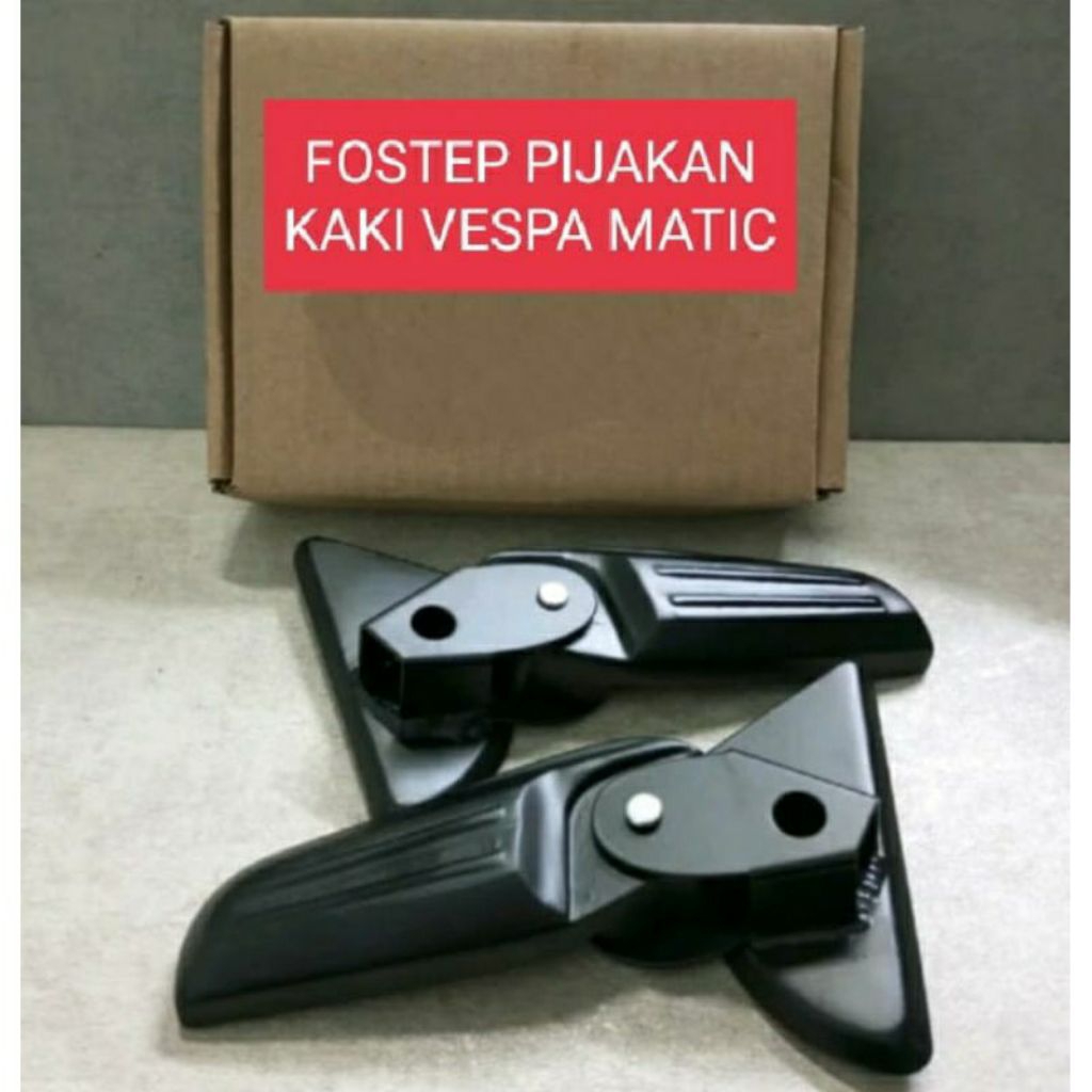 FOTSTEP VESPA PRIMAVERA/SPRINT/LX/S,125/150 & MOTOR LISTRIK/FOTSTEP PIJAKAN KAKI VESPA MATIC
