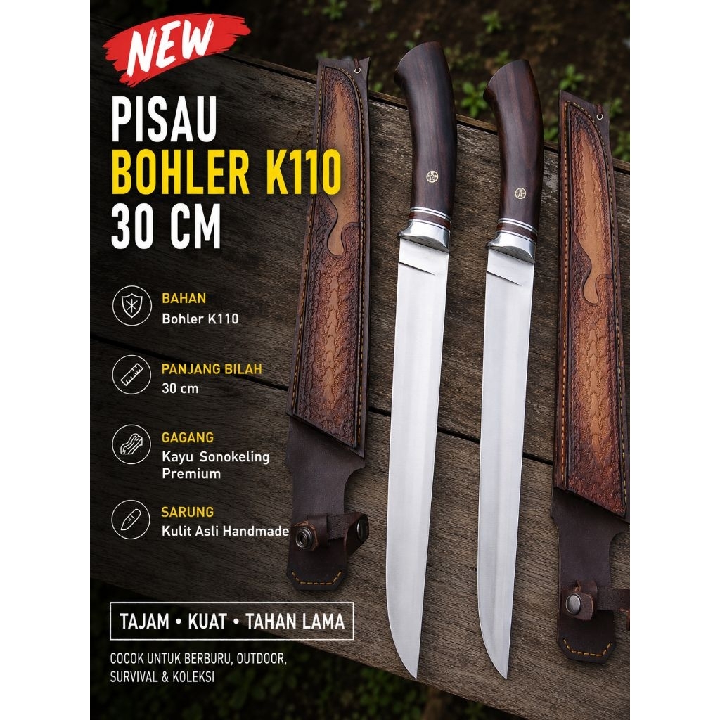 NEW PISAU BOHLER K110 ORIGINAL 30 Cm
