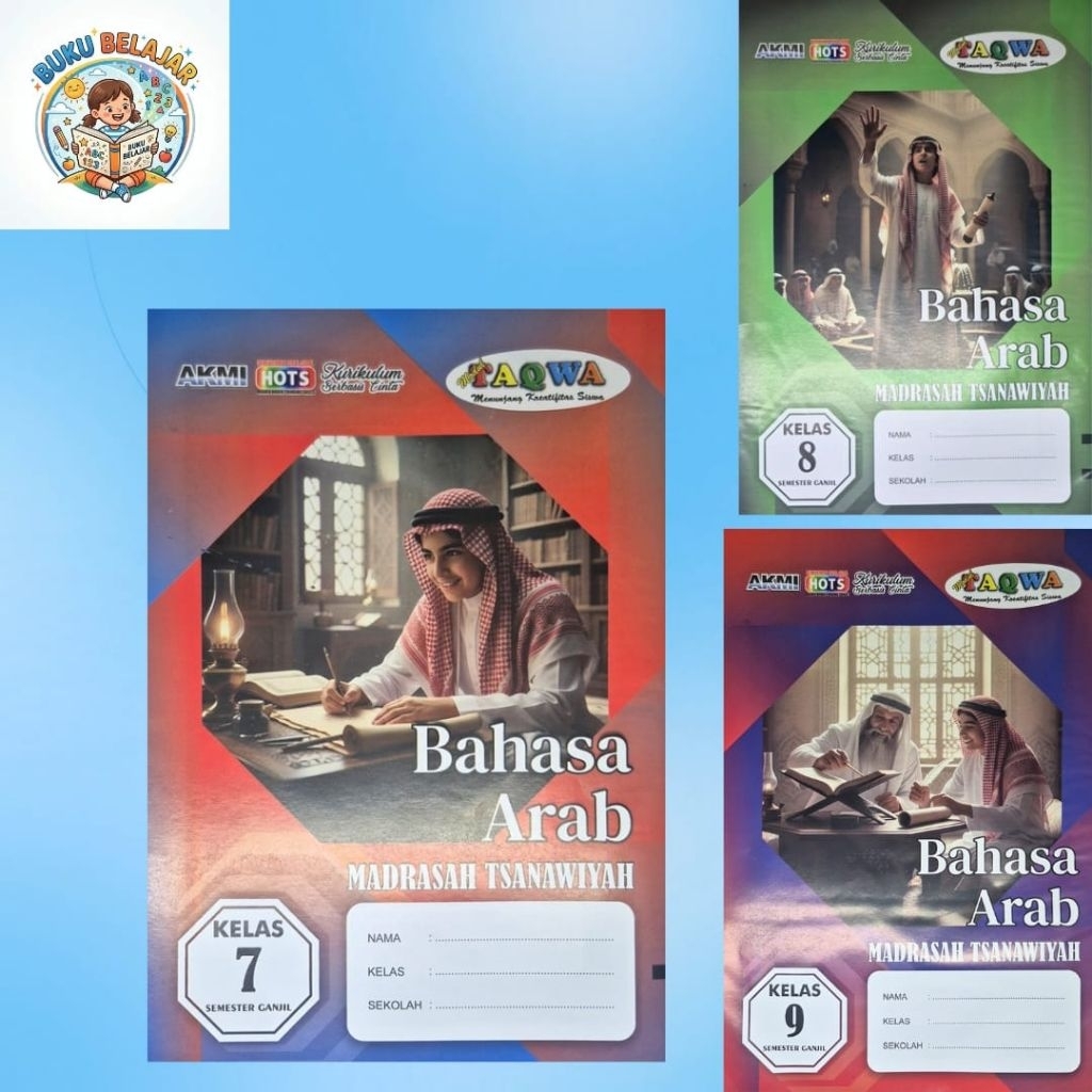 LKS SMP/MTS KELAS 7 8 9 BAHASA ARAB SEMESTER 1 KURIKULUM MERDEKA I TAQWA