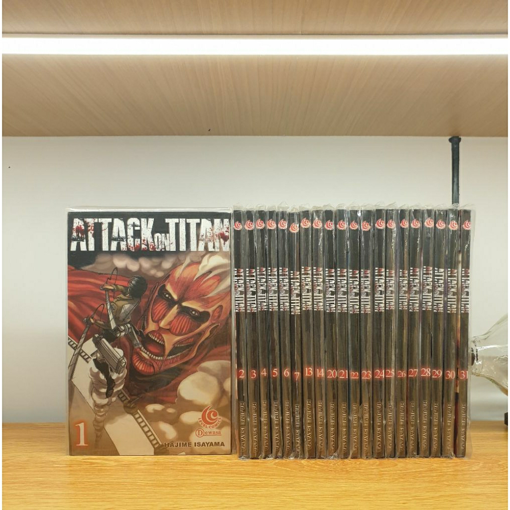 Komik Paket Attack on Titan 1-7, 13, 14, 20-31 (Take ALL)