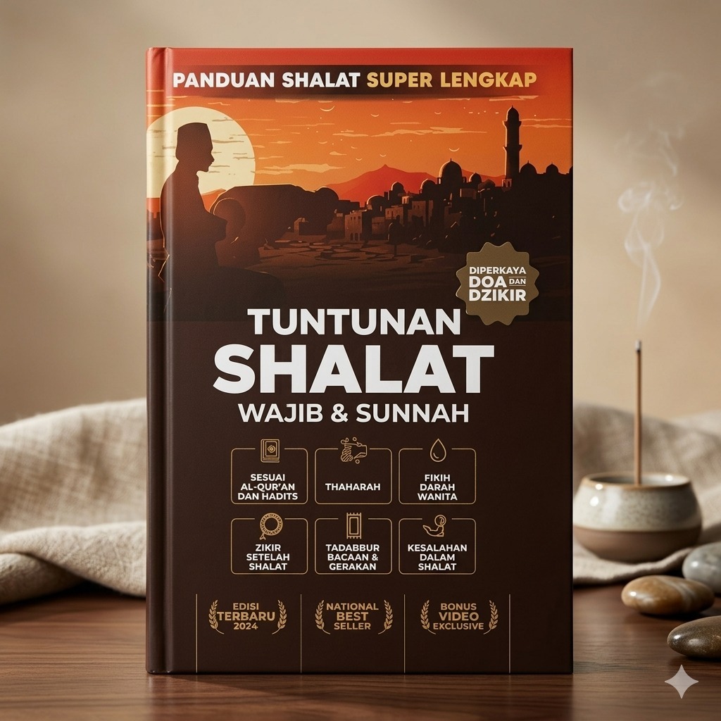 [ ORIGINAL ] Panduan Shalat Super Lengkap | Tuntunan Sholat Wajib dan Sunnah [ FULL COLOUR ]