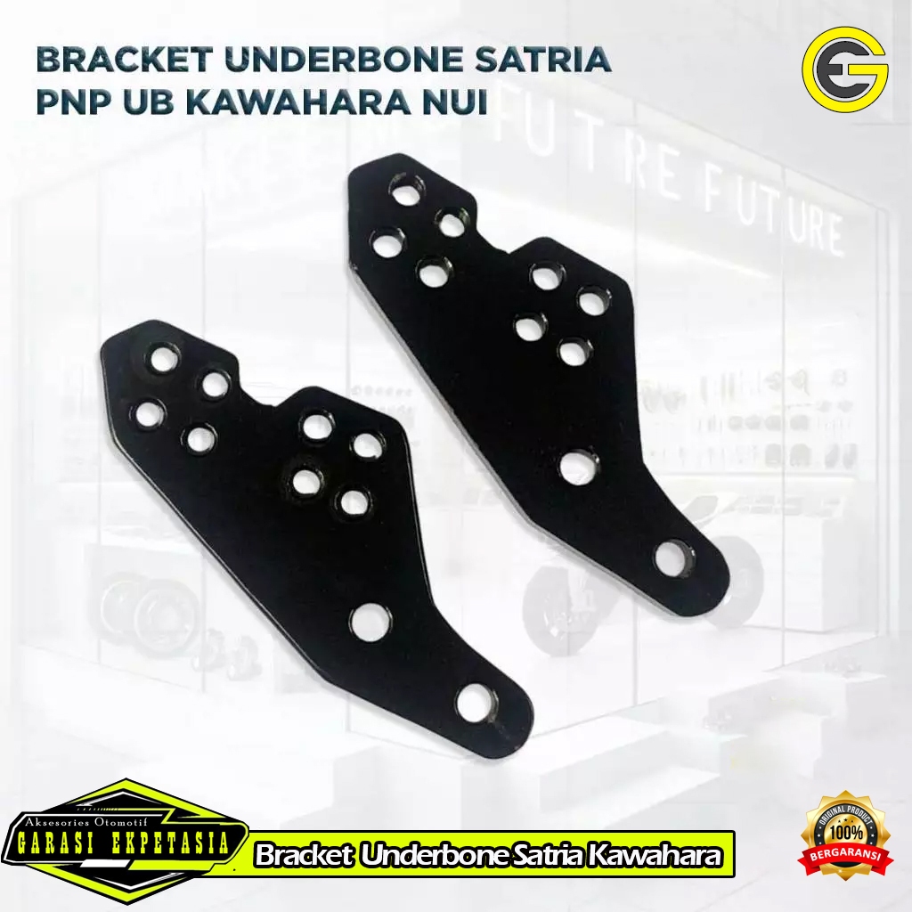 Breket Underbone Satria Kawahara Racing PNP Satria FU FI Bracket Adaptor Footstep Satria FuFi - 8mm