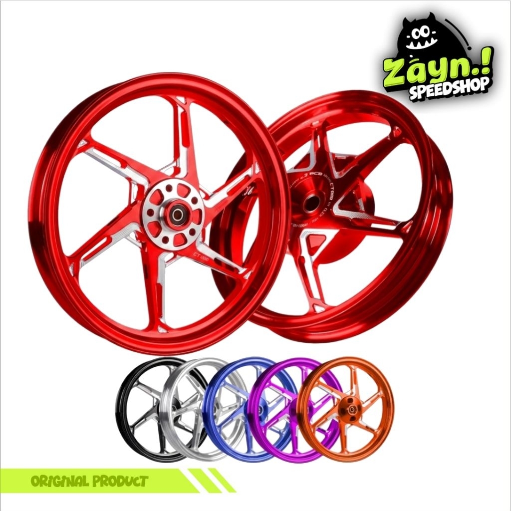 VELG RCB RACING ORIGINAL CT600 185x14 215x14 BEAT SCOOPY VARIO 110 125 150 160 CBS ABS STYLO GENIO S