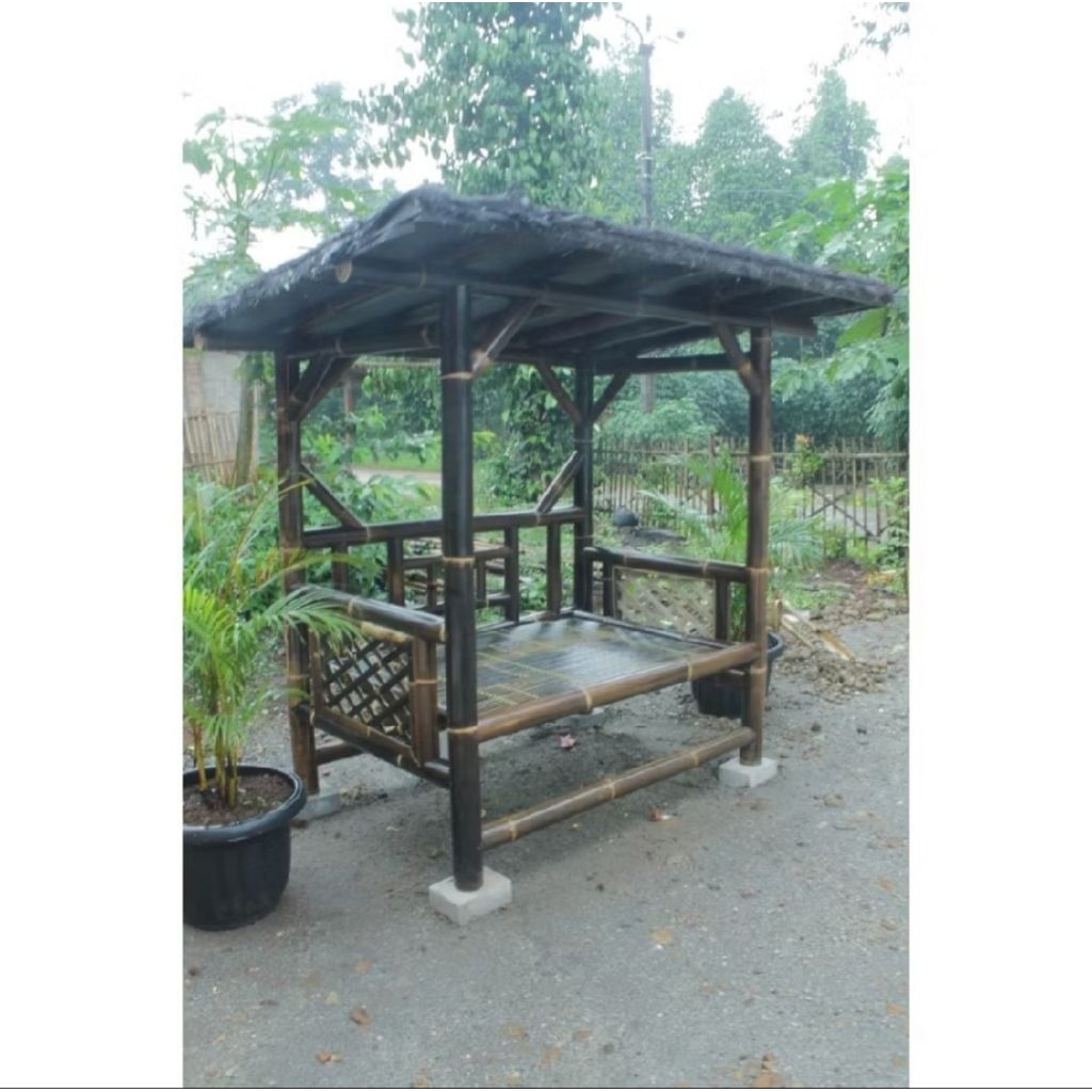 Gazebo Bambu Minimalis | Melayani Area Jabodetabek Saja