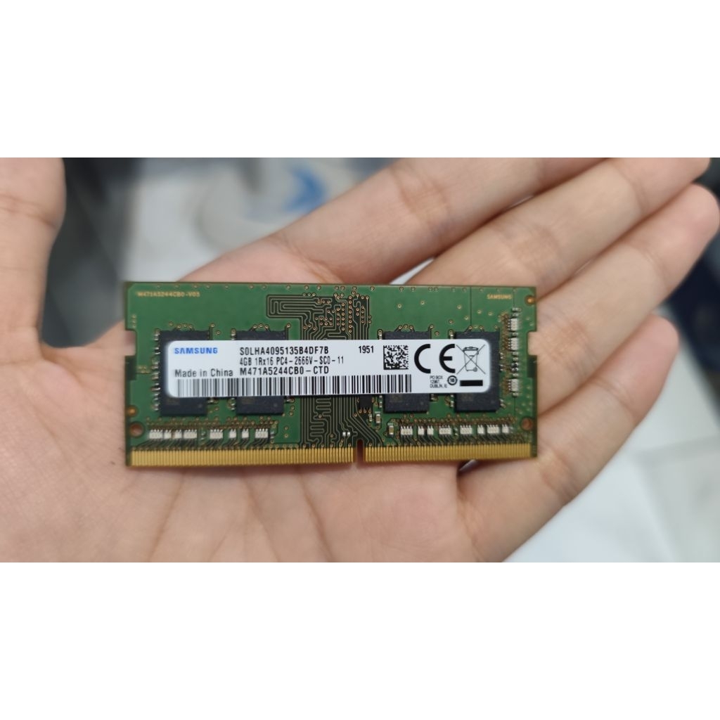 RAM DDR4 SODIMM Copotan Laptop Lenovo S340 4GB merk Samsung
