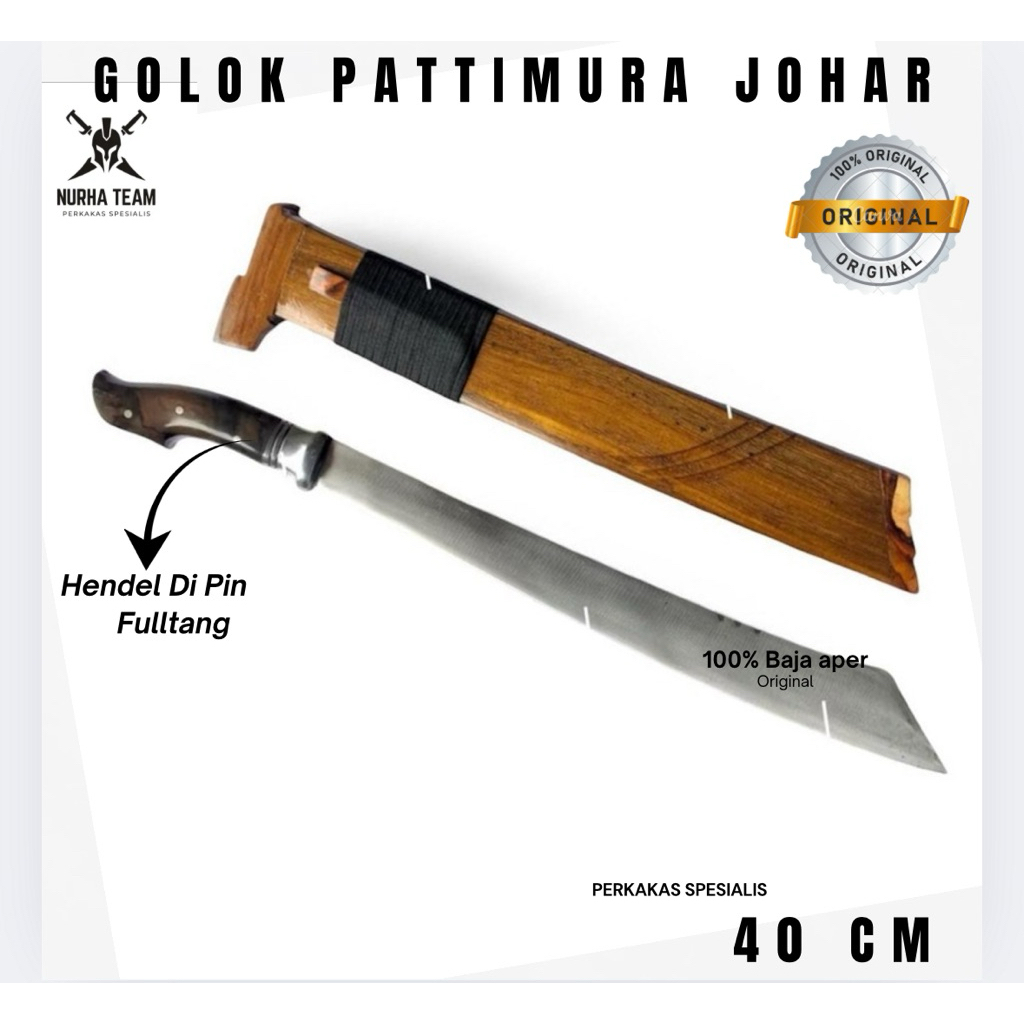 Golok Kerja  Baja Per | Potong Kayu Bambu Sehari Hari