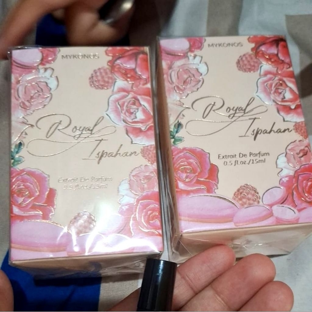 Mykonos royal ispahan and satin blanc preloved parfum