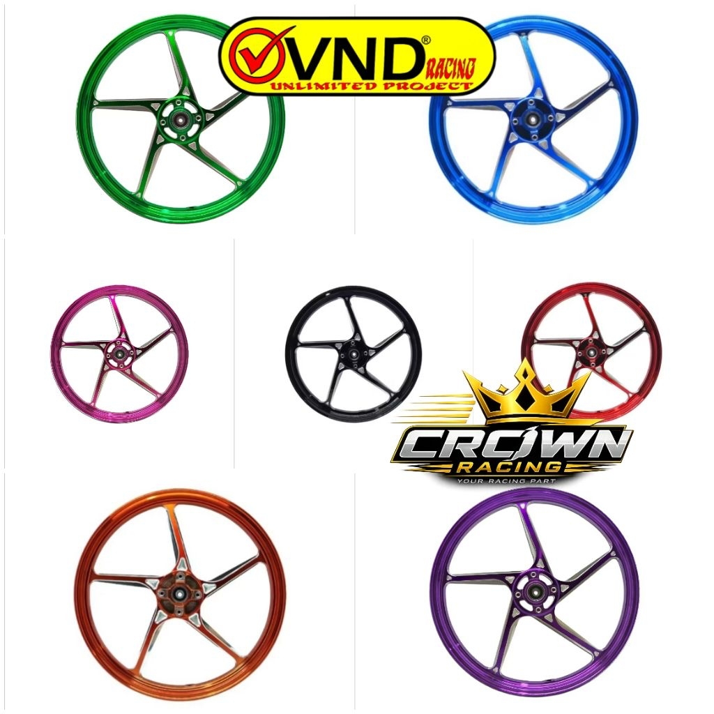 Velg VND AK 55 Ring 17 Yamaha FIZR / Vega / Crypton / Alfa / Sigma