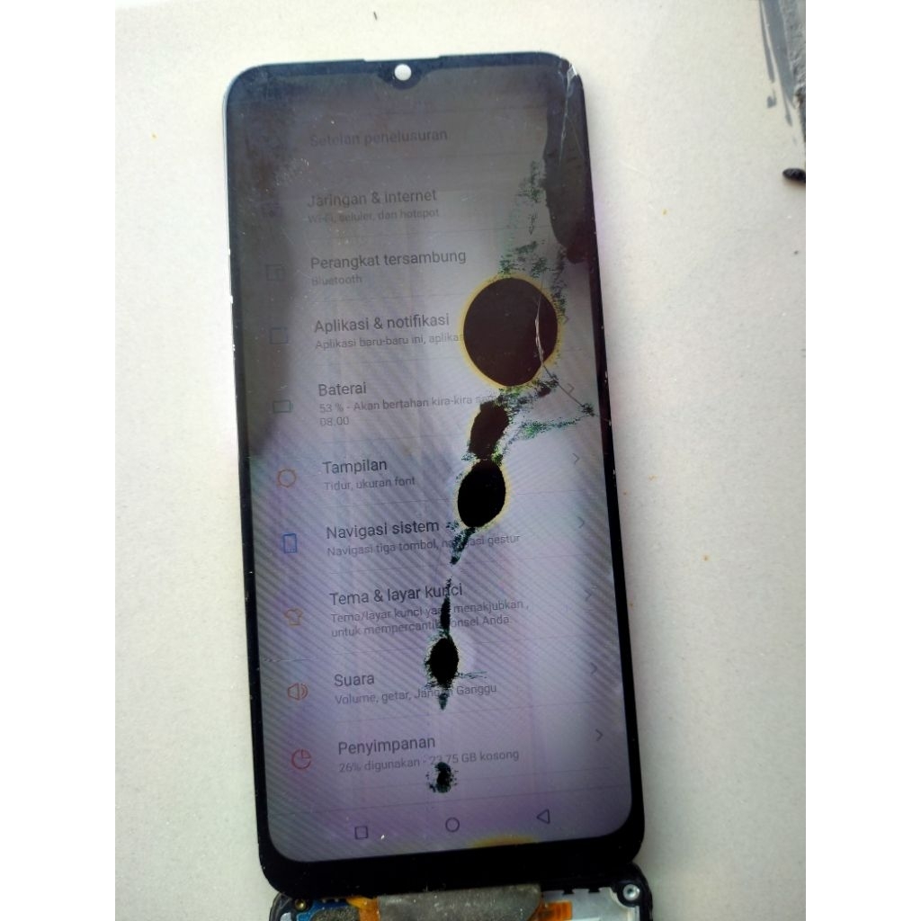 LCD ITEL VISION 1 PRO minus deskripsi