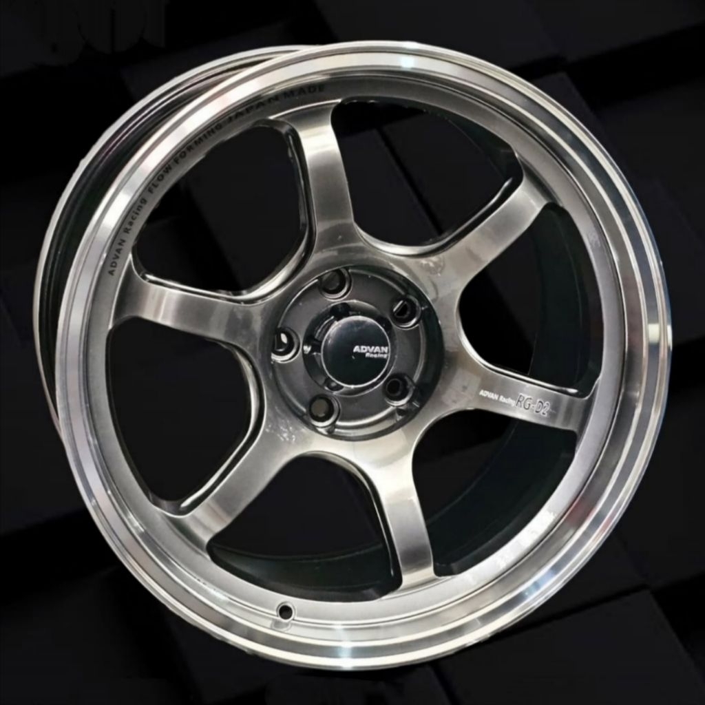 velg ADVAN RG D2 FLOW FORMING r18 lebar 9,5 pcd 5x114,3 ET 40 25 mobil ring 18 pnp mobil r18 reborn 