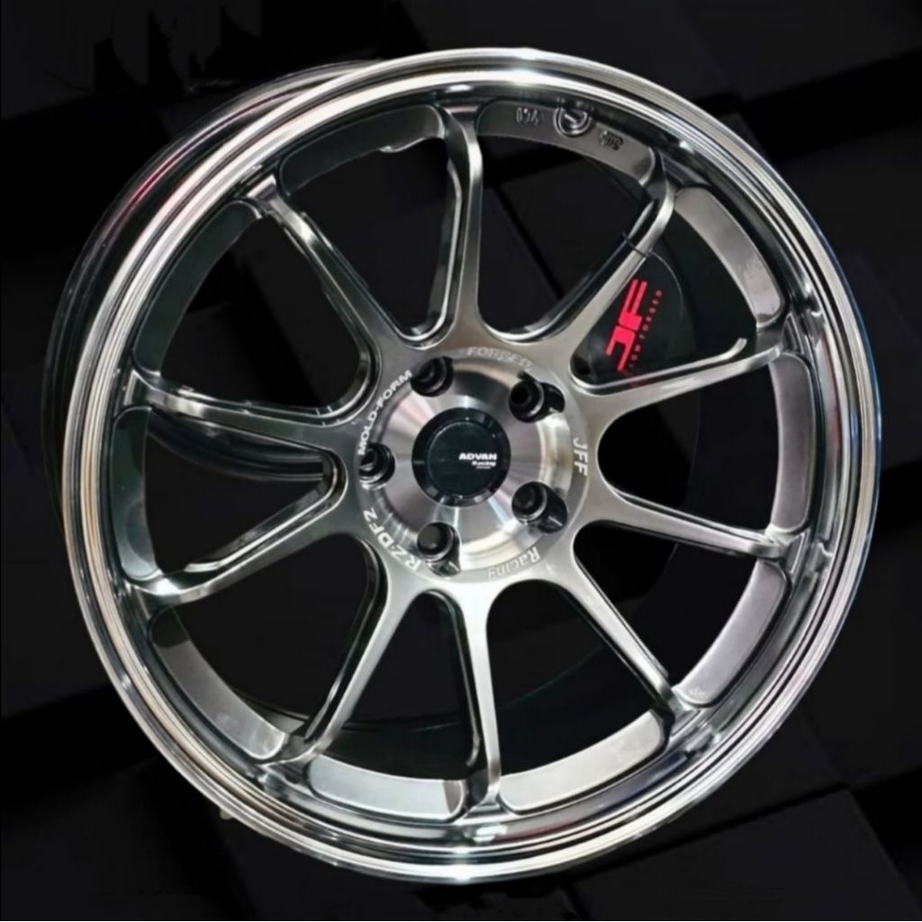 velg ADVAN RZDF2 FLOW FORMING r18 lebar 9,5 pcd 5x114,3 ET 40 25 mobil ring 18 pnp mobil r18 reborn 