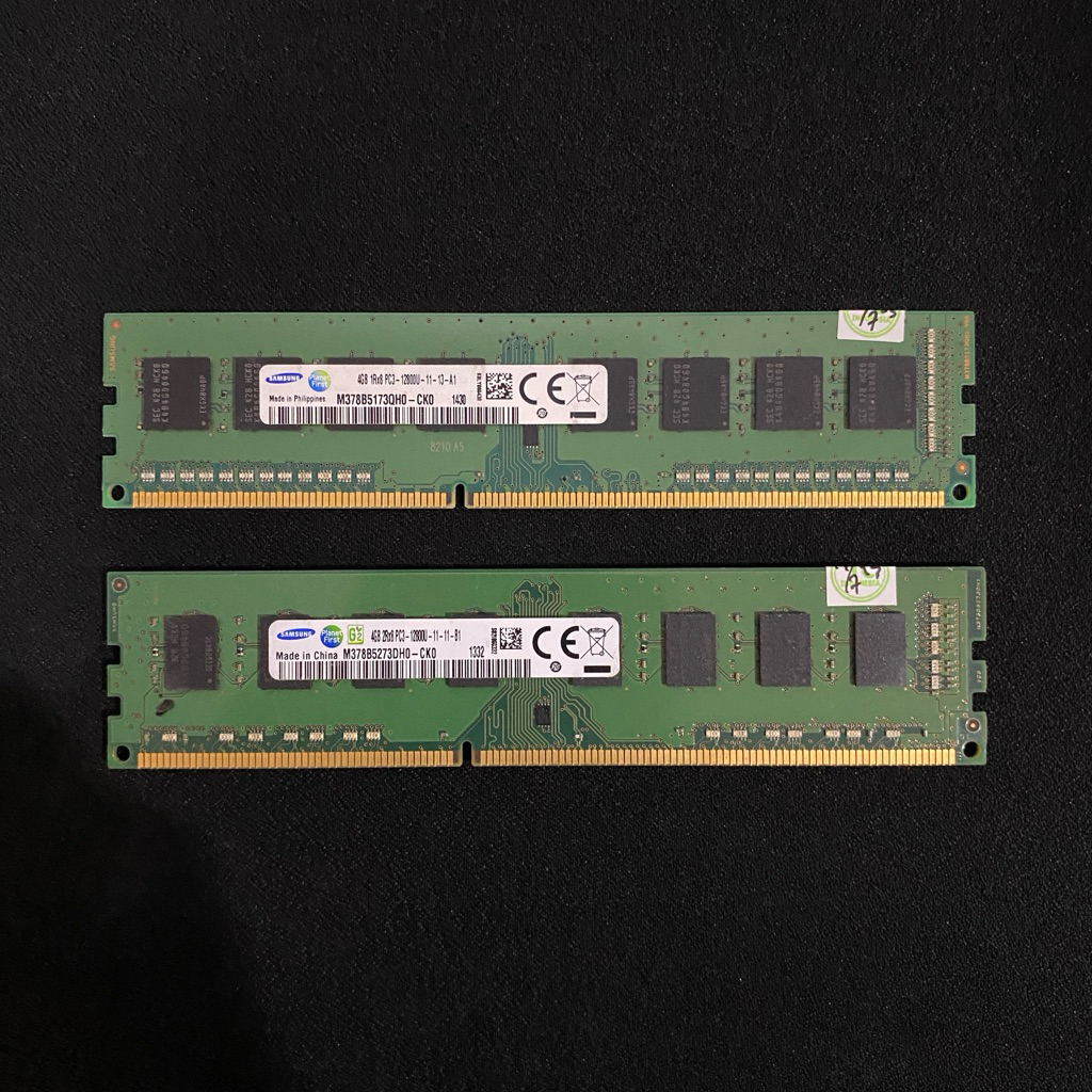 2X4GB RAM SAMSUNG DDR3 1333MHZ