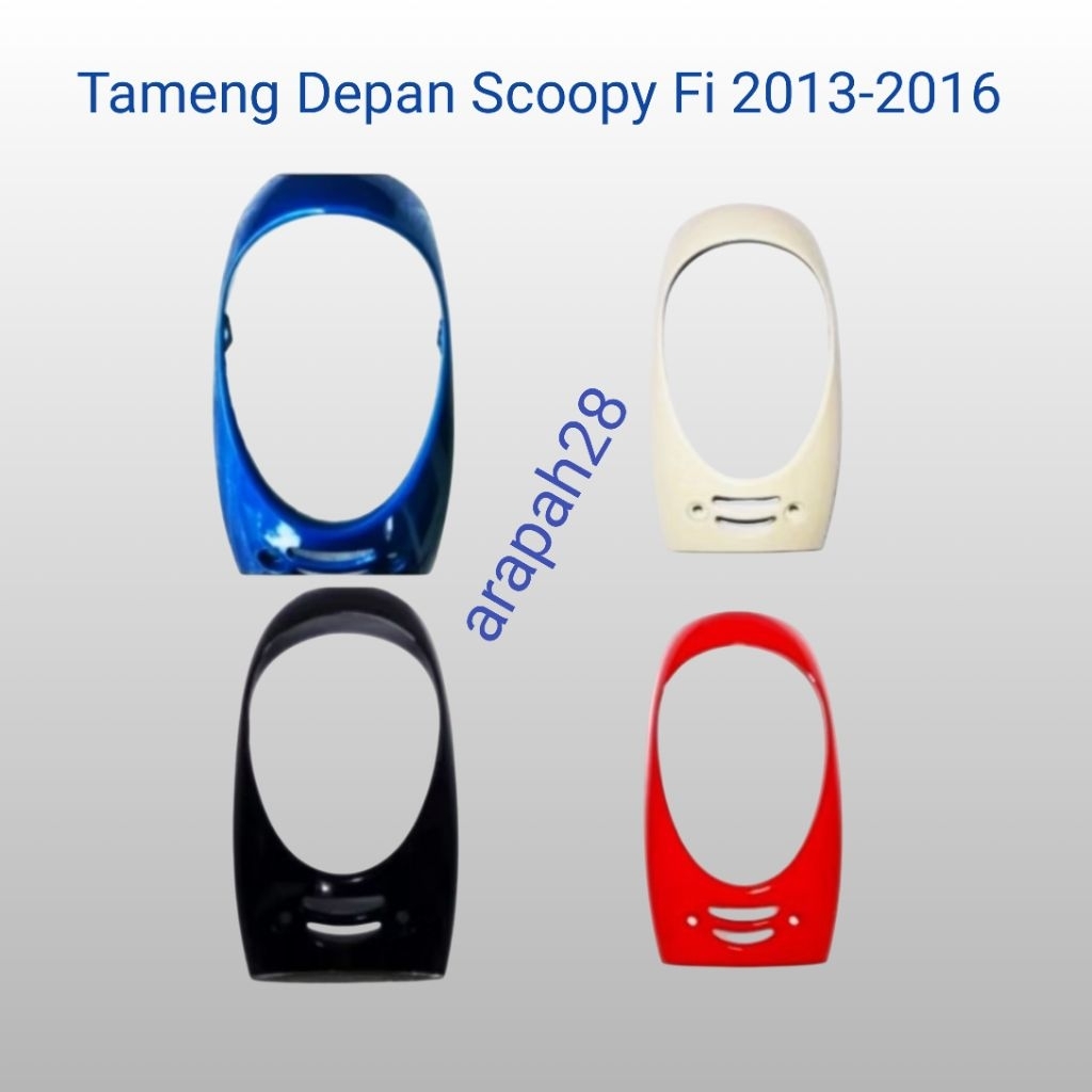 Cover tameng kap dudukan lampu depan scoopy fi 2013/2016