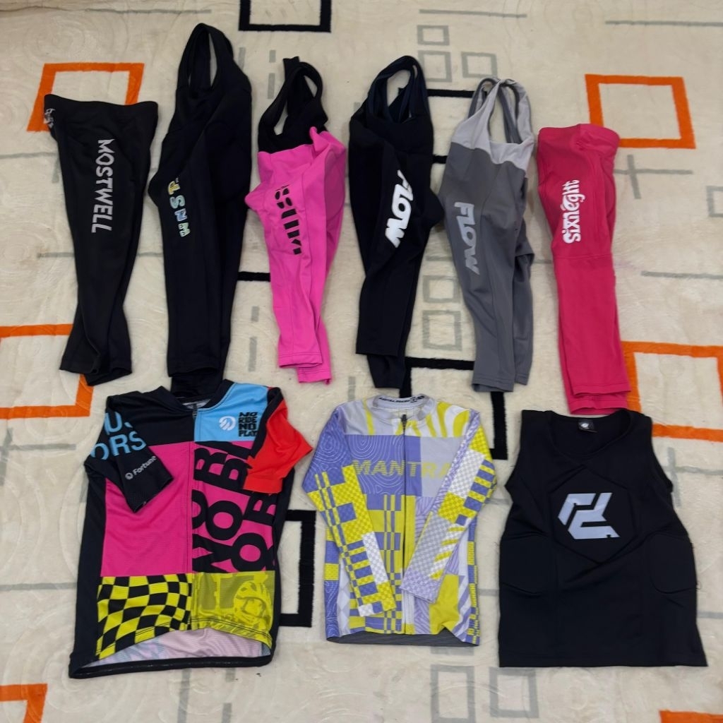 preloved pedding bib flow wnsp.id fourtune mantra pushbike jersy bekas second