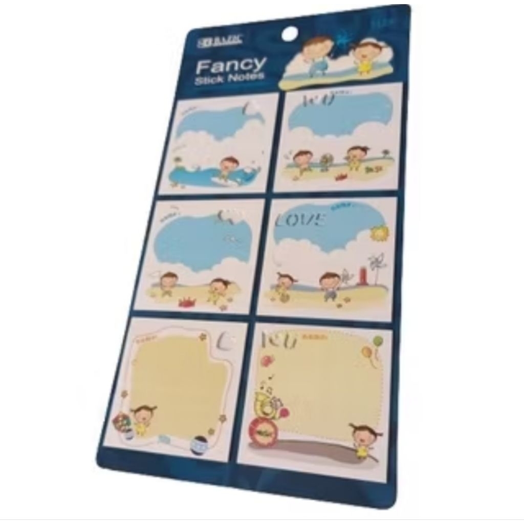 Bazic Sticky Note Fancy Memo Tempel Label Stiker