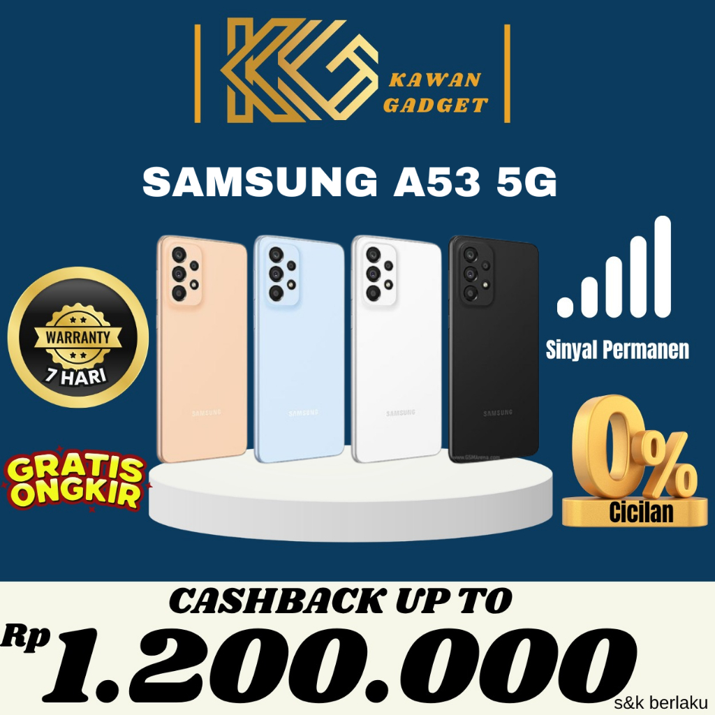 SEIN Samsung Galaxy A53 5G SEIN 8/256GB 128GB Second Original Resmi Indonesia