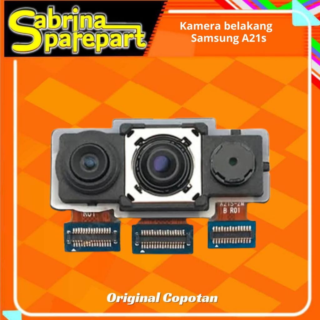 Kamera Belakang Samsung A21s second Original Copotan