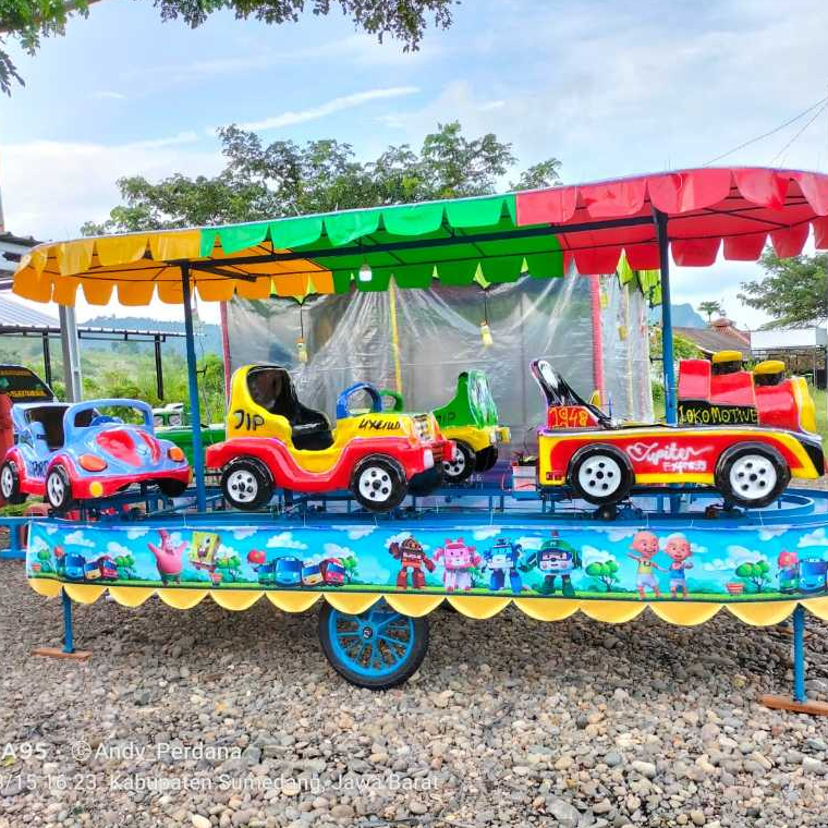 Wahana Odong Odong Panggung Robocar – Cocok untuk Pasar Malam & Taman Bermain
