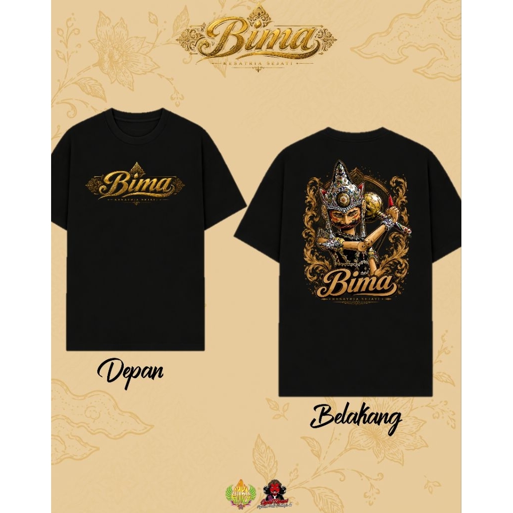 KAOS WAYANG GOLEK BIMA | BY : ANOM RANGGA CEPOT NGAOS