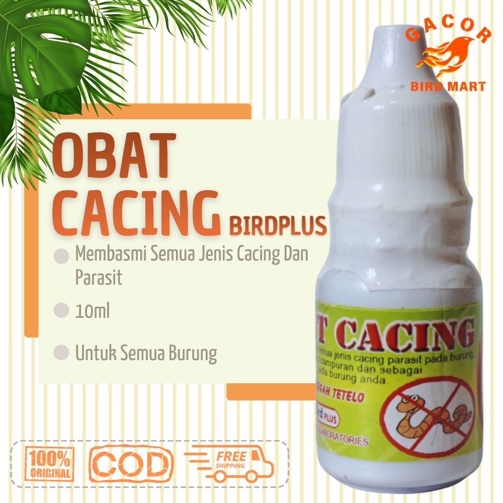 Obat Cacing Burung 10ml Anti Nyilet Kurus Tetelo Nafsu Makan Murai Kacer Lovebird Ampuh