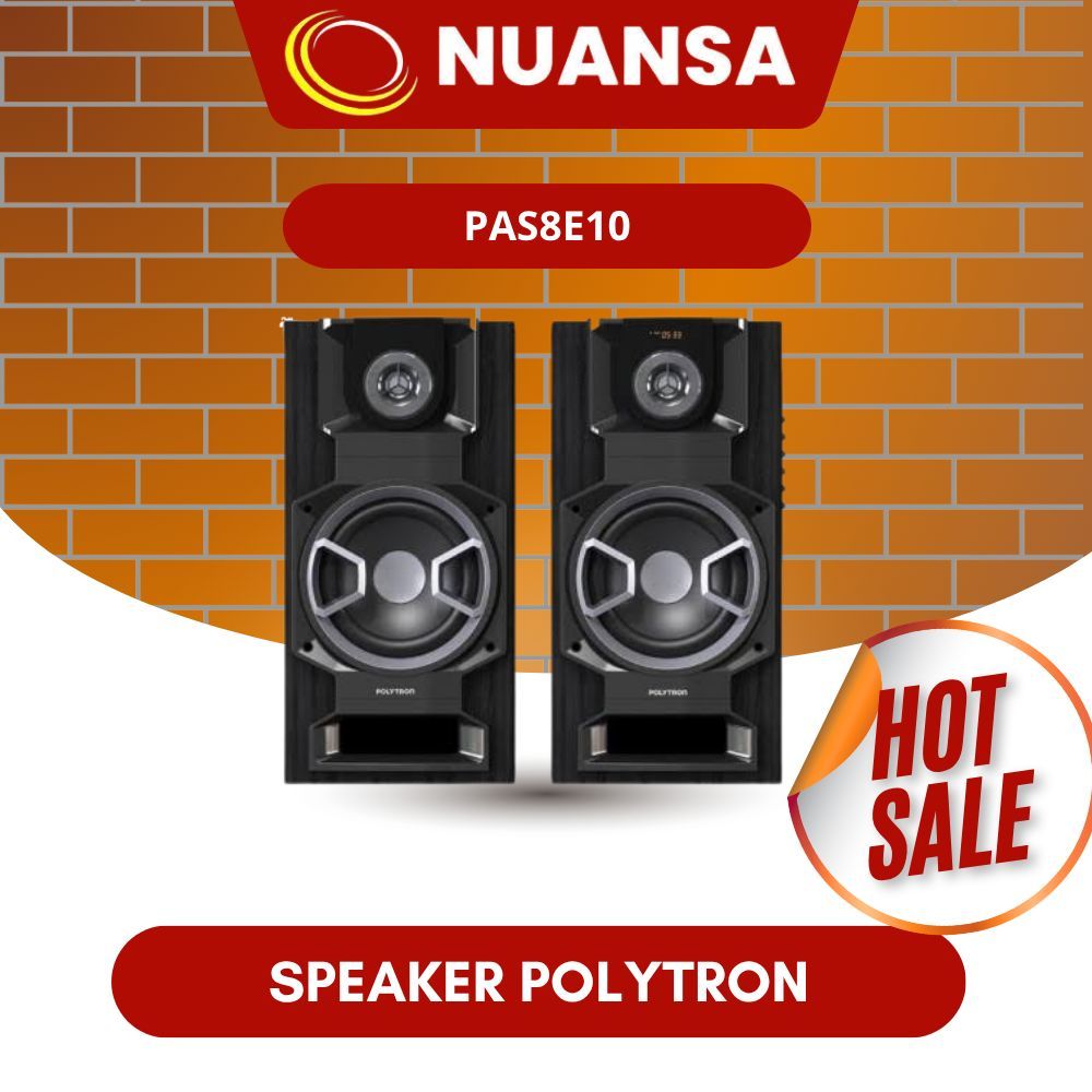 POLYTRON ACTIVE SPEAKER PAS8E10 / POLYTRON BLUETOOTH SPEAKER AKTIF / SPEAKER AKTIF 8INCH,GARANSI RES