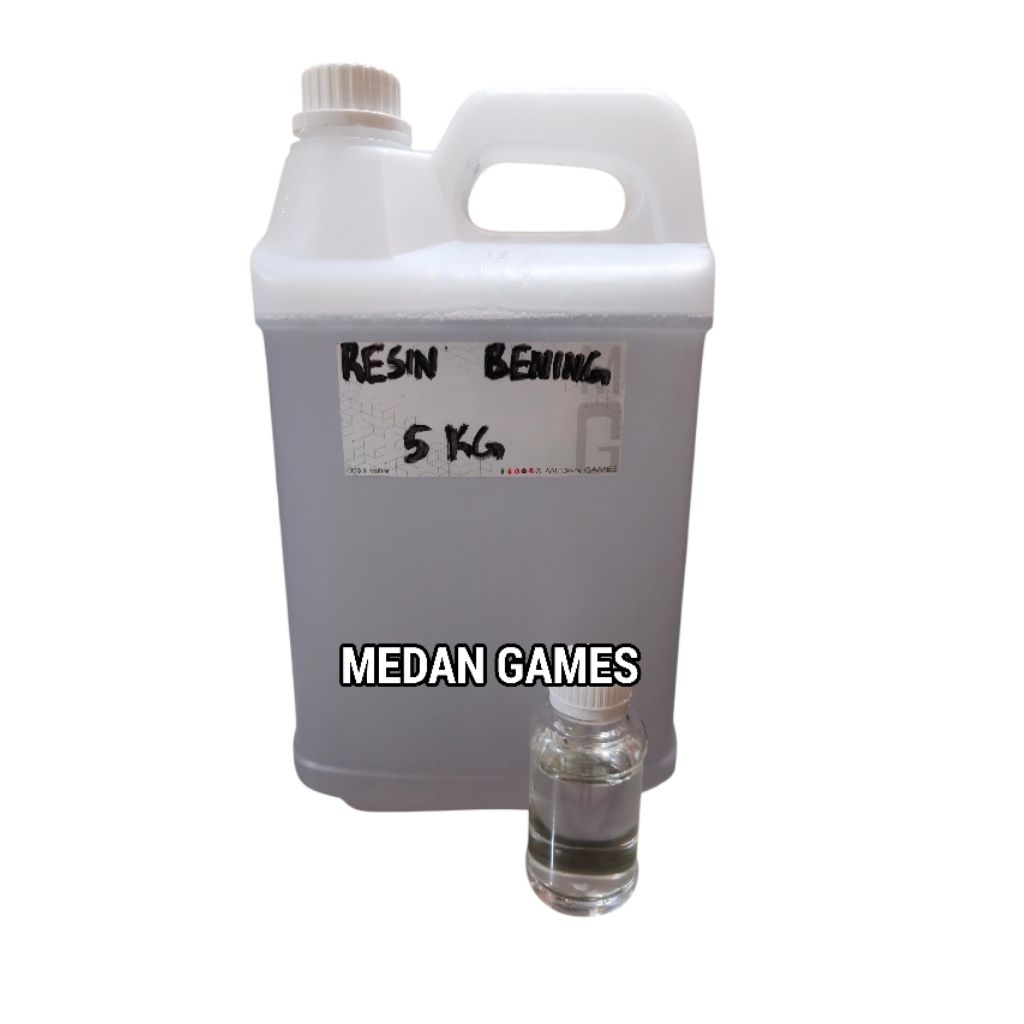 Resin Bening 5Kg + Katalis 100ml
