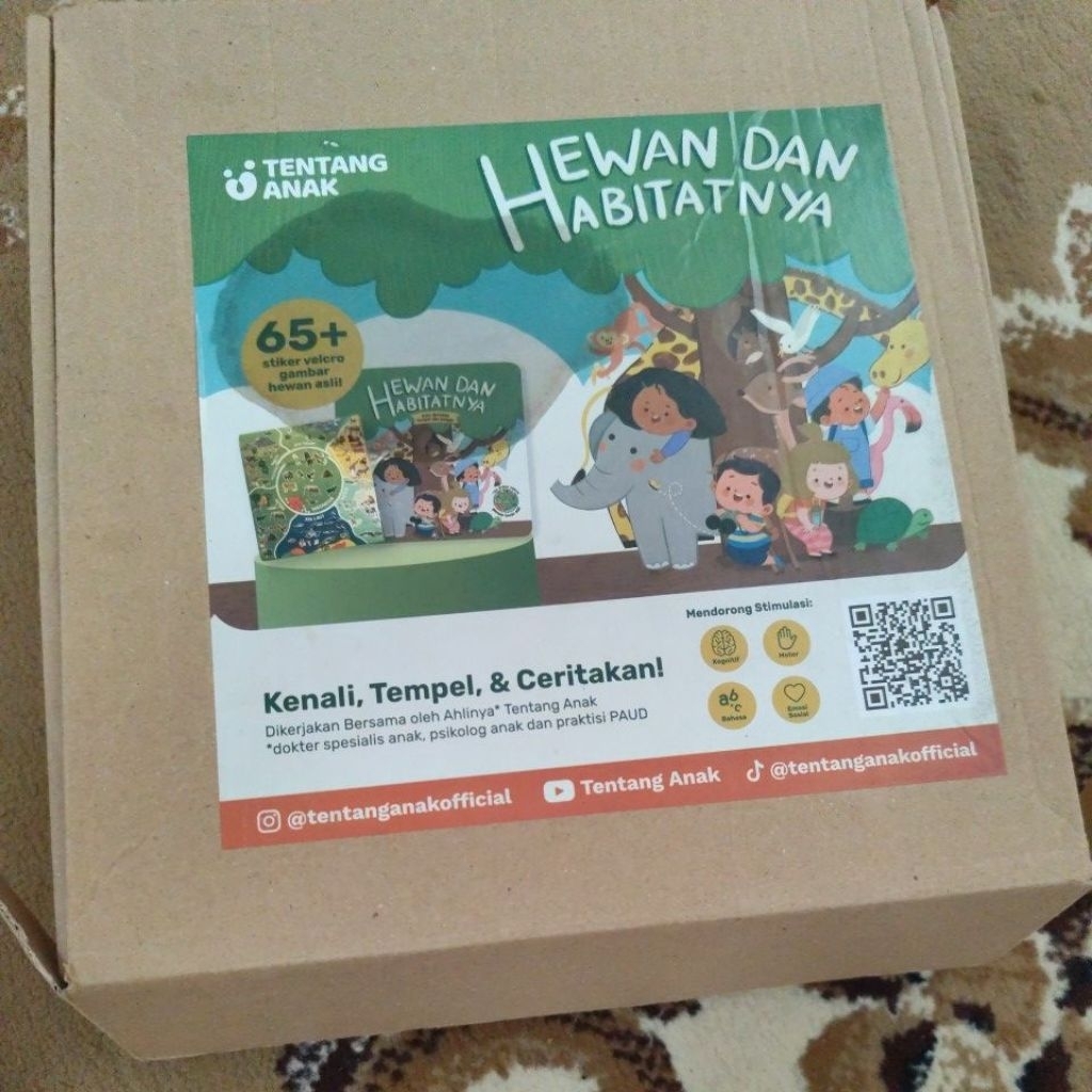 PRELOVED Buku TENTANG ANAK Hewan & Habitatnya - Latihan Motorik & Kreativitas