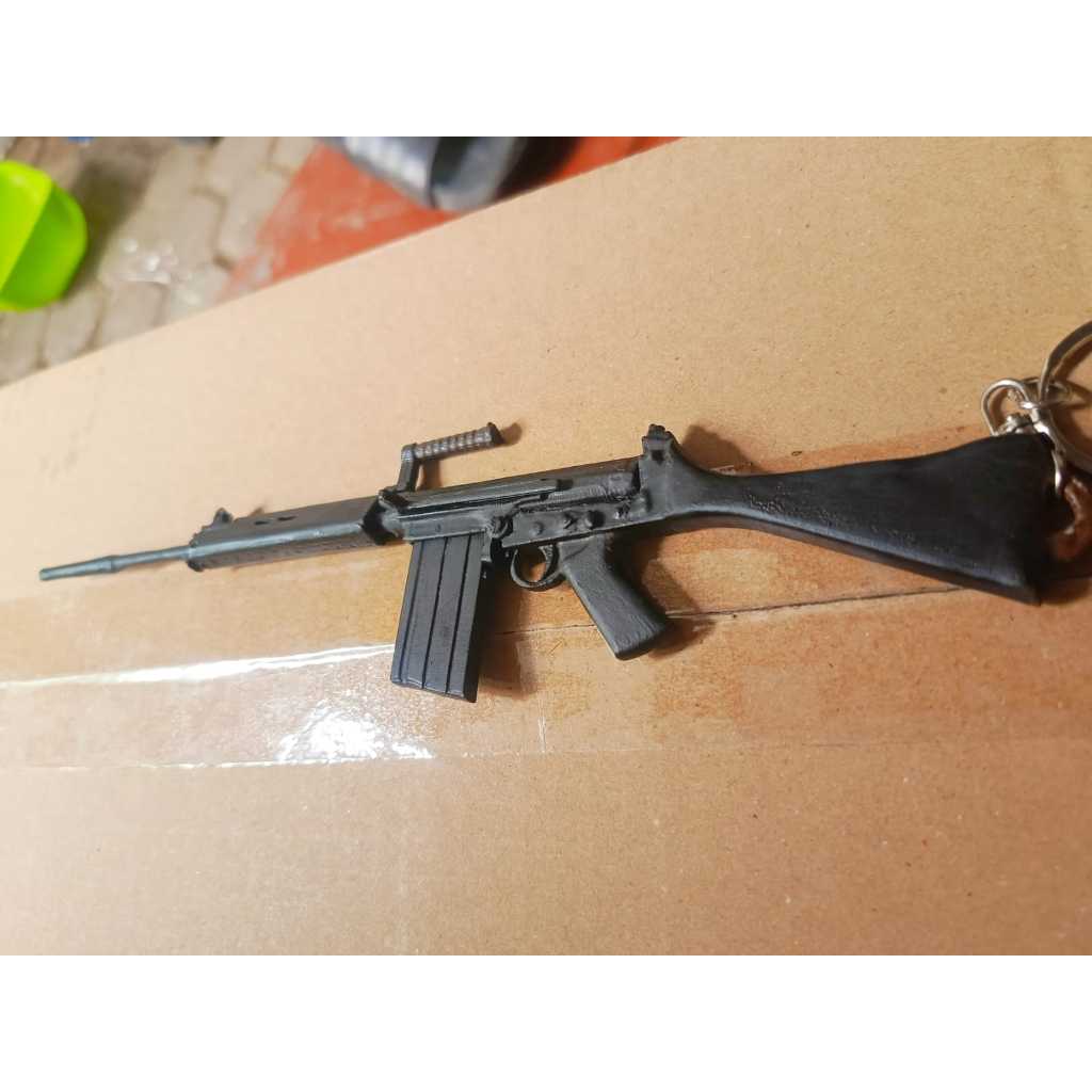 Skala 1/5 Mainan Miniatur & gantungan kunci FN FAL 3D Print