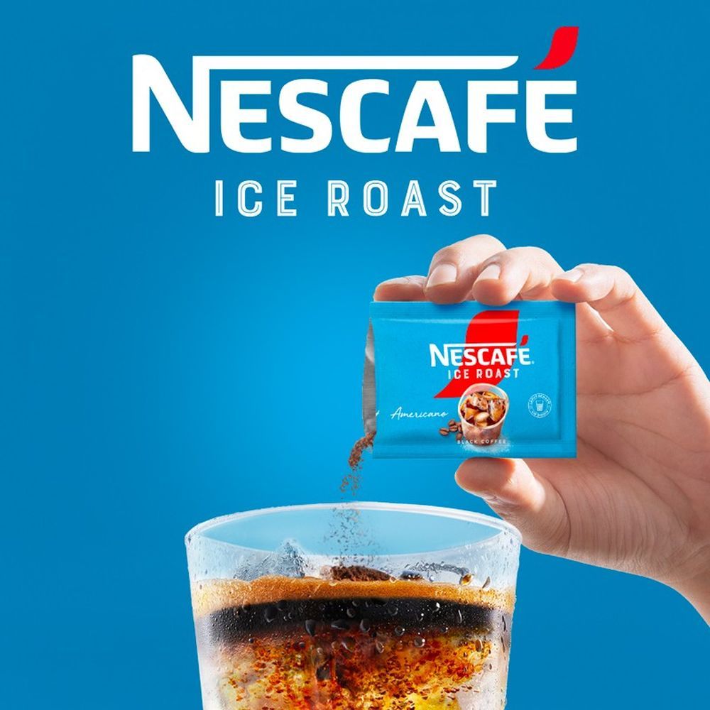 10 Sachet Kopi Instan NESCAFE Ice Roast Tanpa Gula
