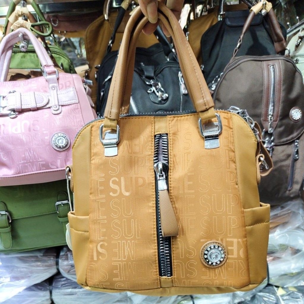 TAS RANSEL DAN SELEMPANG JUNFA 9566-358 BAHAN PARASUT