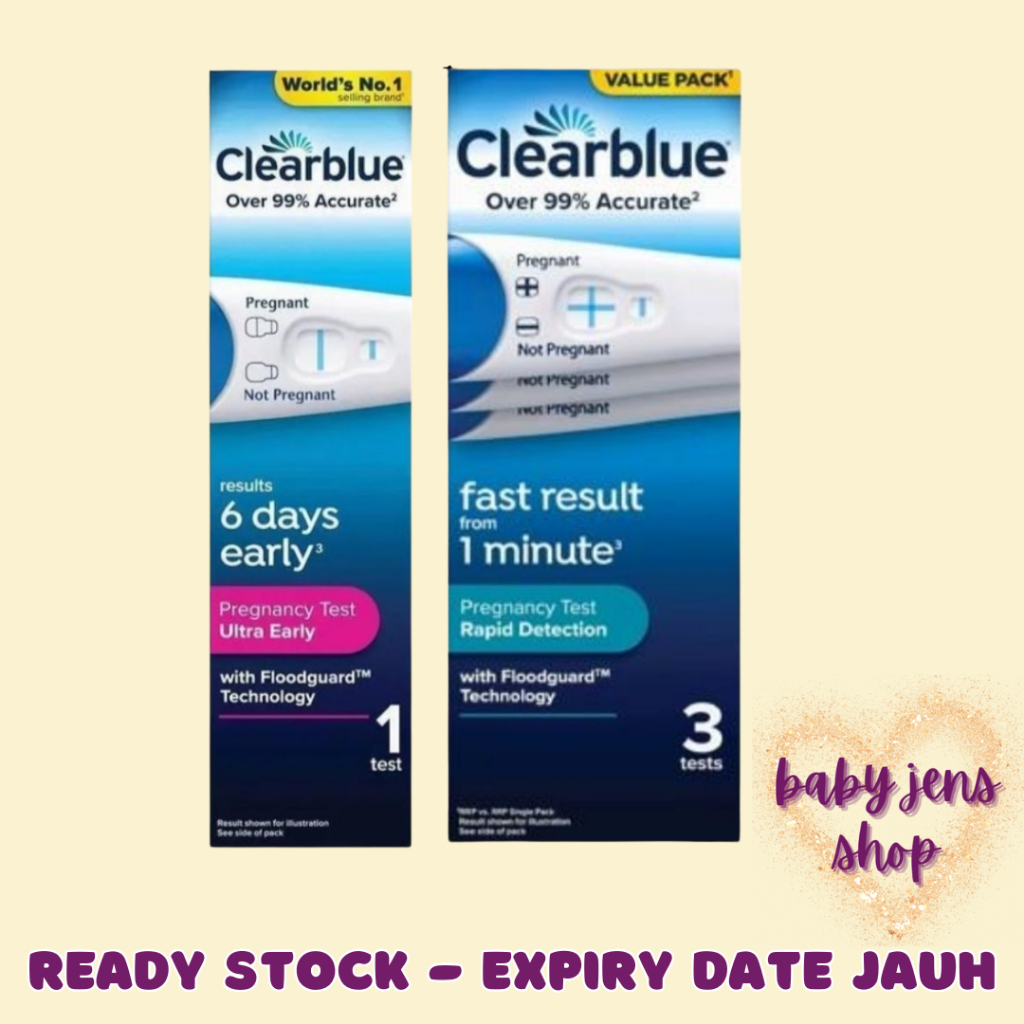 Clearblue Pregnancy Test Rapid / Ultra 1 Test / 3 Tests
