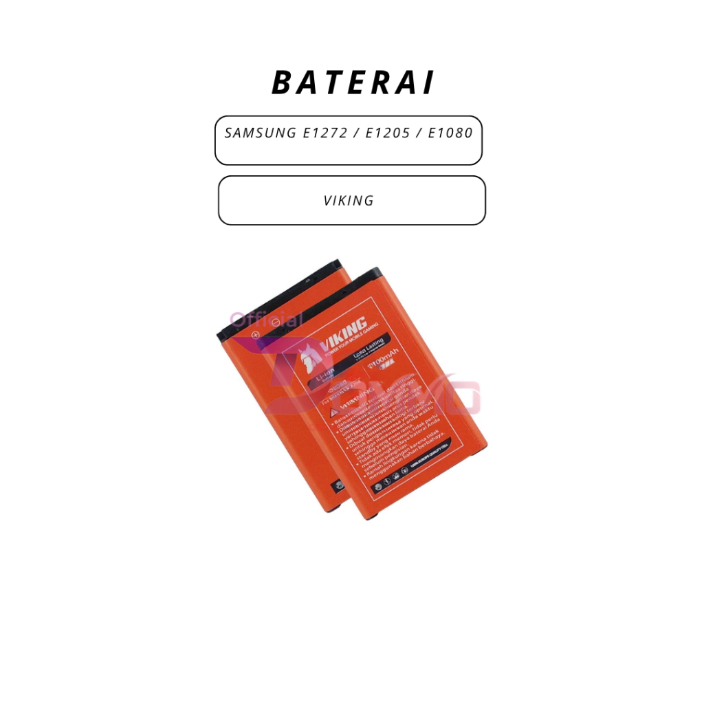 BATERAI / BATTERY / BATRE FOR SAMSUNG E1272 / E1205 / E1080 VIKING DOUBLE POWER