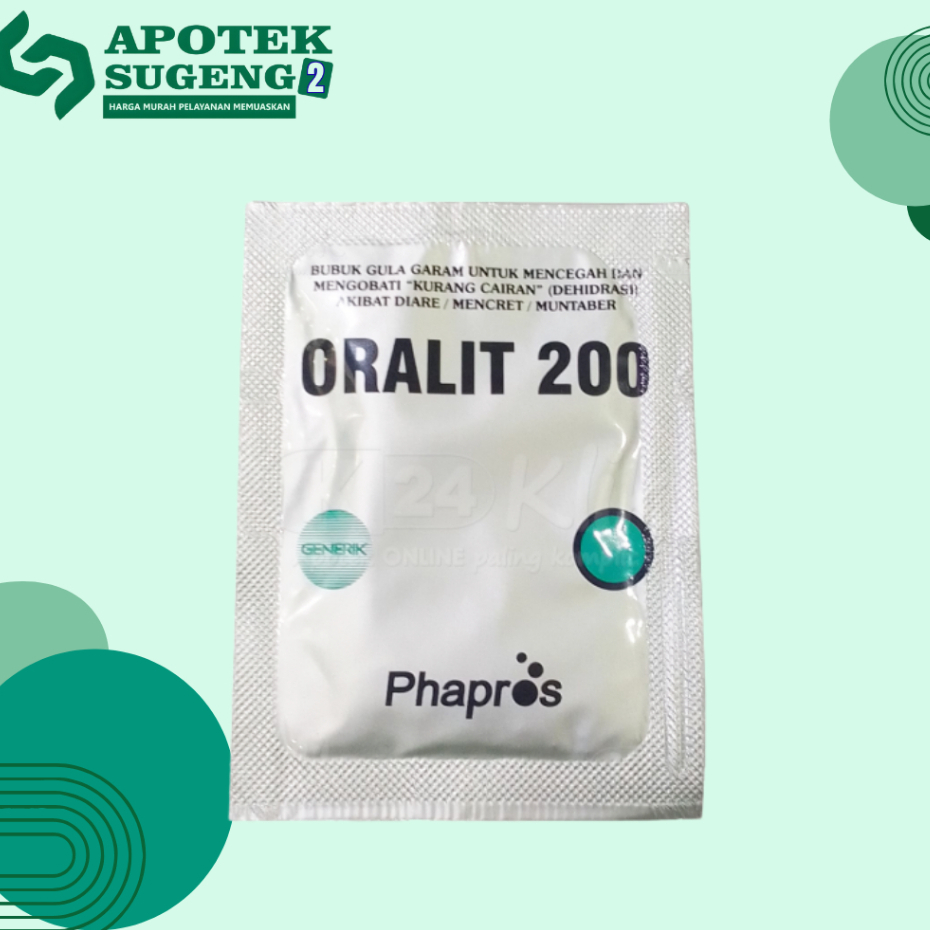 Oralit 1 Sachet - Serbuk Elektrolit untuk Atasi Dehidrasi Anak