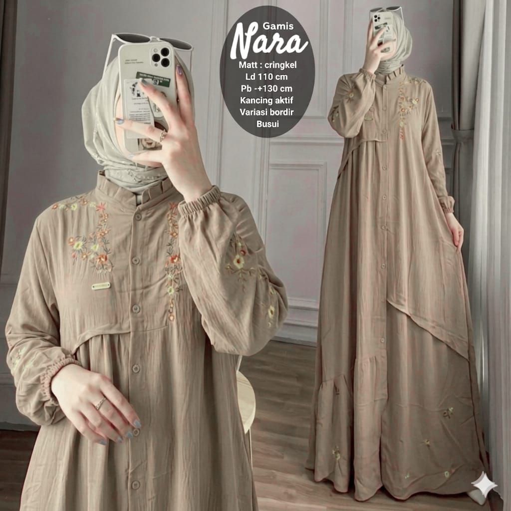 GAMIS CRINKLE BORDIR WANITA SUPER MEWAH MODEL TERBARU/GAMIS WANITA IMPORT PREMIUM
