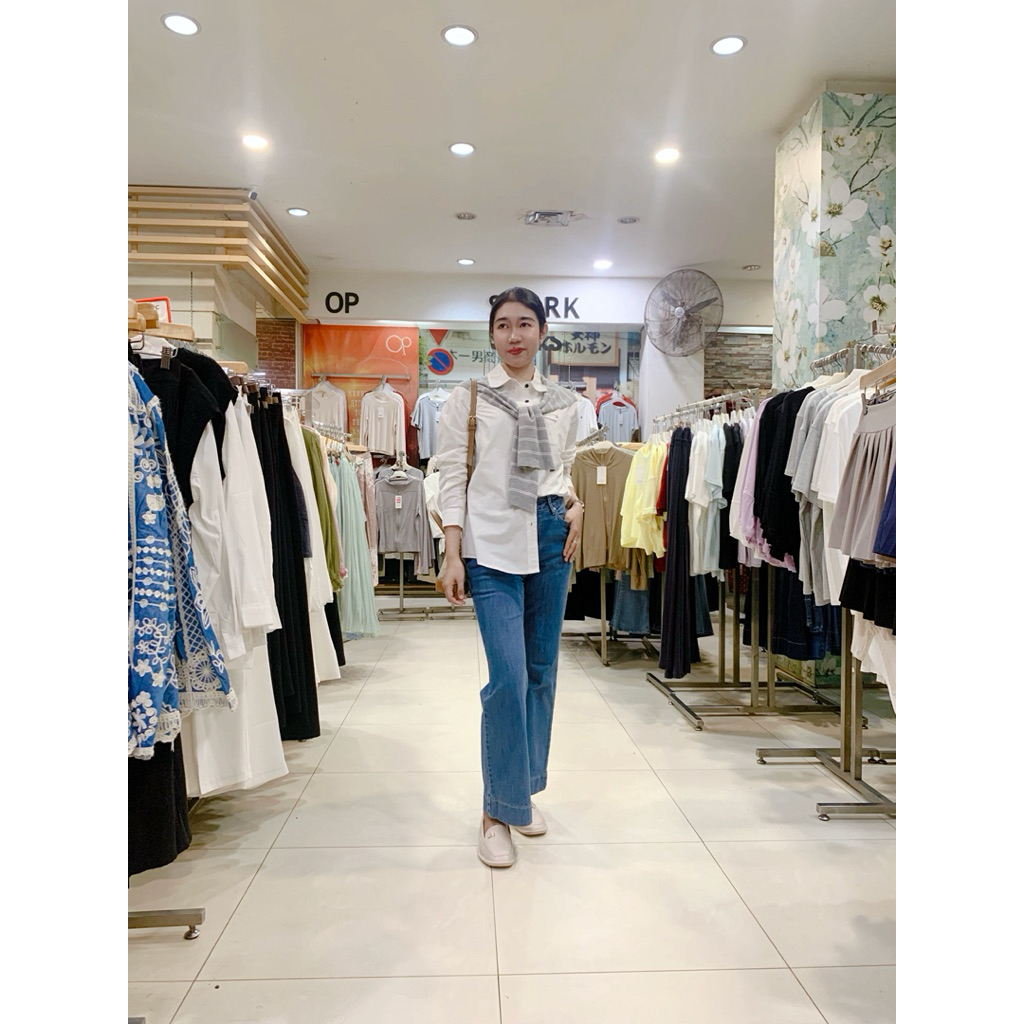 Cutbray Jeans 7/9 Wanita