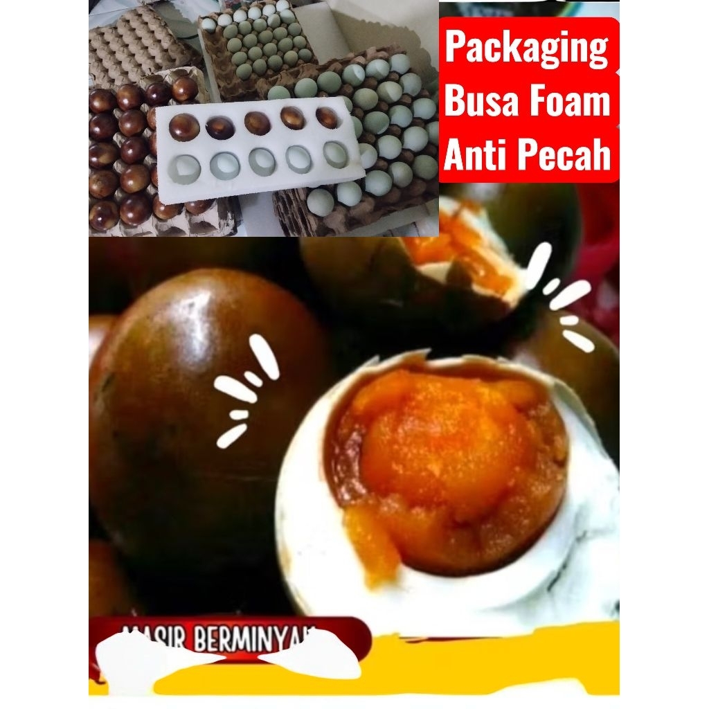 Promo Telor Asin Bakar Asli Brebes 10 Butir Termurah GRATIS Packing Busa Telor