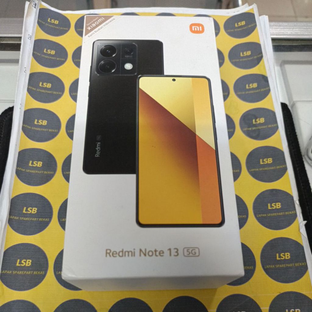 DUS BOX HANDPHONE XIAOMI REDMI NOTE 13 5G GRAPHITE BLACK ORIGINAL BEKAS